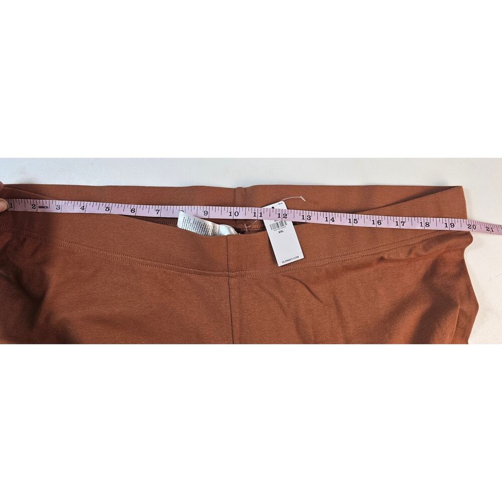NWT old navy fall color orange UT knit leggings high rise sz XXL layering career - Picture 6 of 8